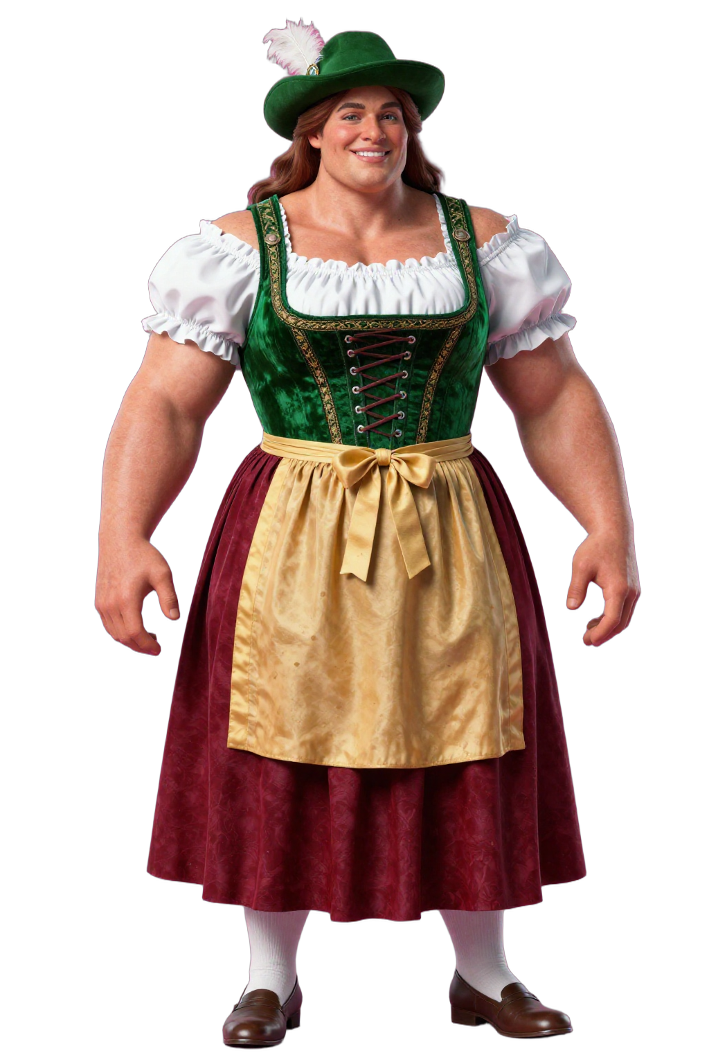 Example female Giant adventurer