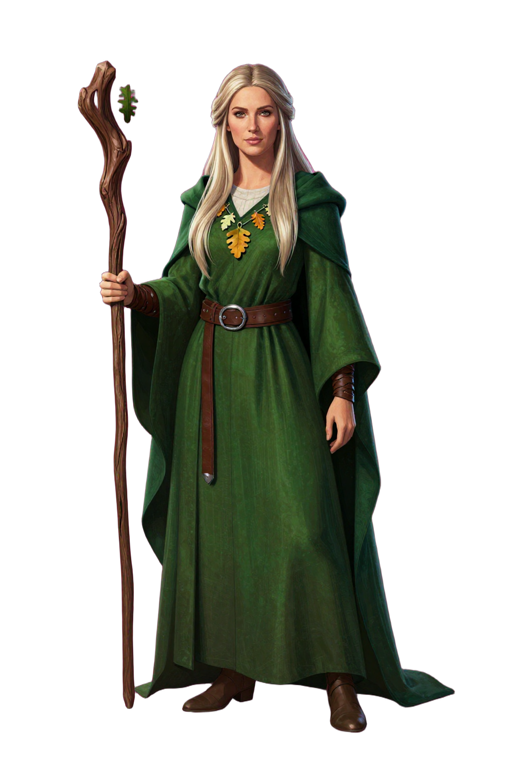 Example female Human adventurer