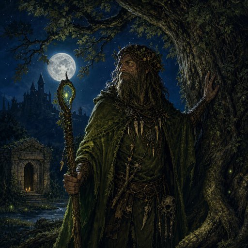 Druid class portrait