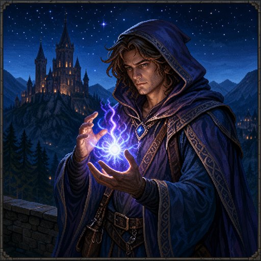 Mage class portrait