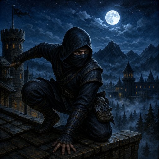 Ninja class portrait