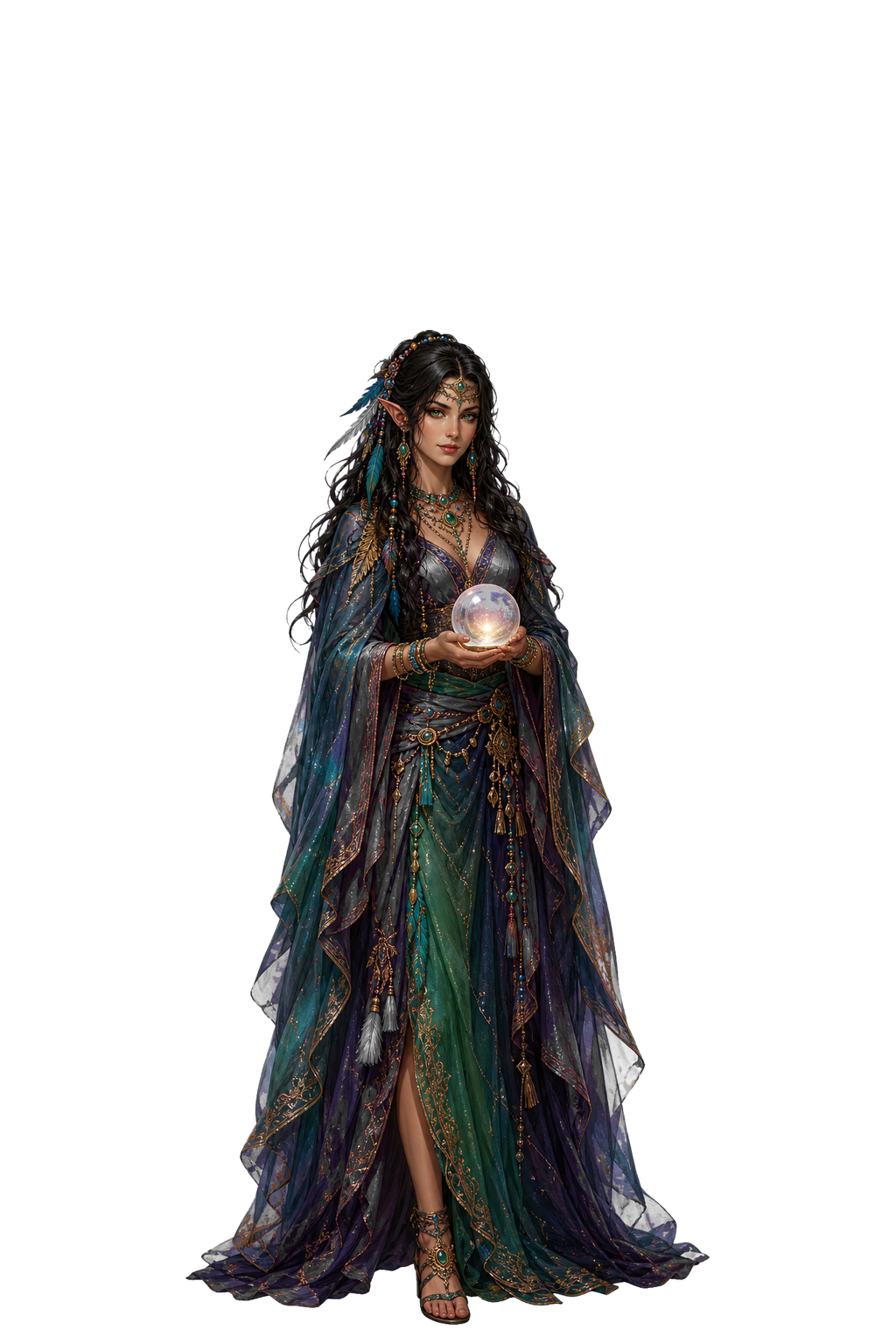 Esmerelda, a mysterious quest giver in Insomnia MUD