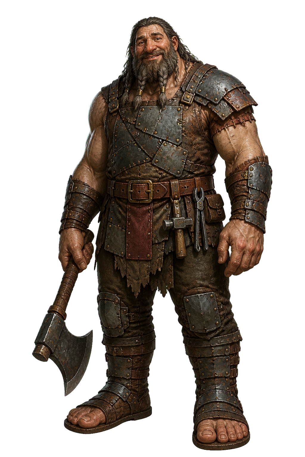 Thorgor the Friendly Giant, a quest giver in Insomnia MUD