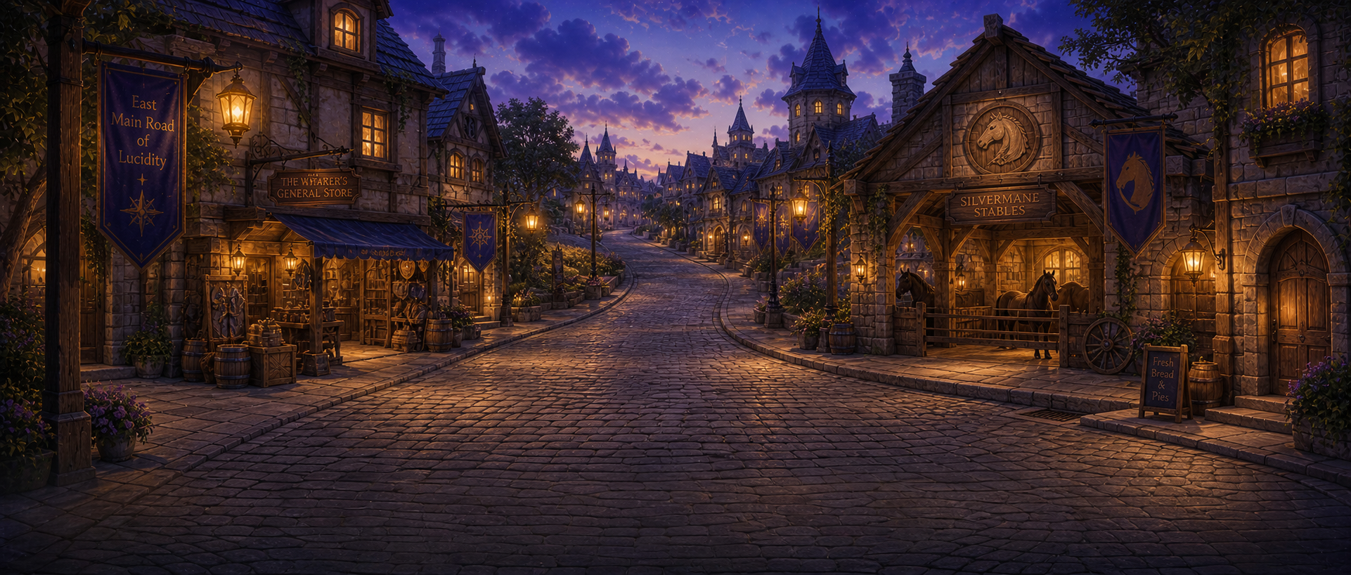 Illustrated location from the world of Insomnia MUD